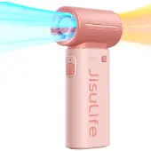 JISULIFE Ventilateur manuel Life9 3600mAh Mini-ventilateur portable USB - Rose