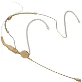 Sennheiser HSP 2 Omnidirectional Condenser Neckband Microphone with 3.5mm Connector Beige