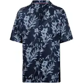 Tommy Hilfiger Bowling Short Sleeve Shirt Bleu M Homme