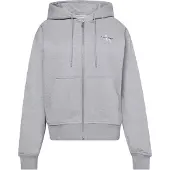 Calvin Klein Veste de survêtement gris chiné / noir / blanc