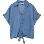Vero Moda T-shirt 'FLEUR' bleu denim