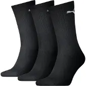 Puma Chaussettes unisexe Chaussettes Paquet de 3 femme - Noir - 39 / 42