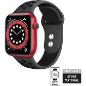 Crong Bracelet Duo Sport pour Apple Watch 44/45/46/49 mm (Gris/Noir)