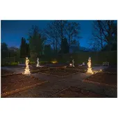 SLV Projecteur LED de jardin Nautilus Square LED avec piquet de terre