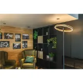 SLV Karpo FL LED Indoor Lampadaire noir, 3000K