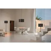 SLV FENDA Pied de lampadaire noir, sans abat-jour