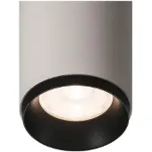 SLV Spot en saillie Numinos S cylindre blanc/noir 4000K - 24 deg