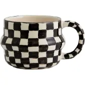 Nordal Ensemble de 4 mugs Ysia noir/ivoire