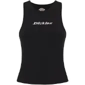Dickies Rib Sleeveless T-shirt Noir 2XS Femme