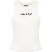 Dickies Rib Sleeveless T-shirt Blanc M Femme