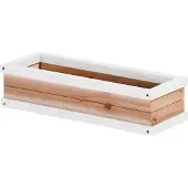 Axi Boîte à fleurs pour aire de jeu Marron et blanc