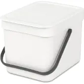 Brabantia Trier et partir, Poubelle, Blanc