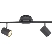 Leuchtendirekt Plafonnier LED anthracite, spots mobiles, H 16 cm