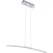 Eglo 95147 Lasana LED Lampe à suspendre 2500lm Chrome Blanc