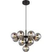 Globo Lighting |Lampe à suspendre métal noir mat, 13x G9 LED