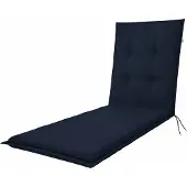 Doppler Coussin pour chaise longue 195 x 60 x 6 cm Doppler STAR 9024 bleu