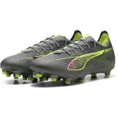 Puma ULTRA 5 MATCH FG/AG MATTE AGED SILVER-YELLOW ALERT 44.5