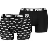 Puma Hommes, Sous-vêtements, Lot de 2 boxers pour hommes avec imprimé Everyday Aop, (lot de 2, L)