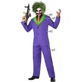 Atosa Costume De Clown Violet