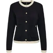 ONLY Cardigan noir / blanc