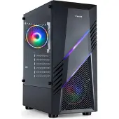 TooQ TQGCC102-B Verre trempé Biohazard USB 3.0 Noir