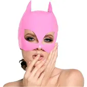 Black Level - masque chat en latex - rose