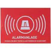 ABUS Etiquette d'avertissement du système de sécurité