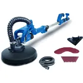 Scheppach Ponceuse télescopique DS930, pour plafonds et murs, bleu