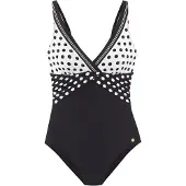 LASCANA Maillot de bain écru / saumon / noir