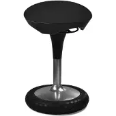 Topstar Siège wellness / Tabouret SITNESS 20, tissu noir, chromé