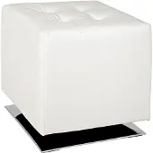Haku Tabouret pivotant avec base chromée | Blanc | Capacité de charge 90 kg