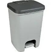 Curver Poubelle ESSENTIALS 20L gris anthracite