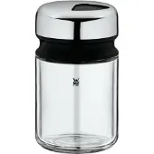 WMF 06.6152.6040 Salière et poivrière Noir, Acier inoxydable et Transparent