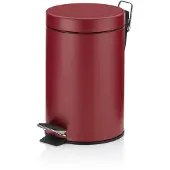 kela Monaco, 3 l, rond, métal, plastique, rouge, pédale, 17 cm