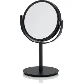 kela Miroir sur pied Selena métal noir KL-20656
