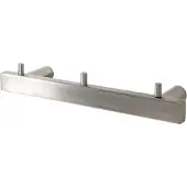 Haku Porte-serviettes Hassan - 26x6x4 cm - Acier inoxydable/argenté