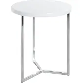 Haku Table d'appoint | Ø45 cm x 54 cm | Blanc