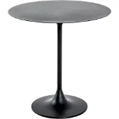 Haku Table d'Appoint Ronde "Martine" 46cm Noir