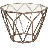 Haku Table d'appoint octogone Vardy 55x55cm - bronze