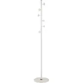 CALICOSY Porte-manteau sur pied | Ø35 x 180 cm | Blanc