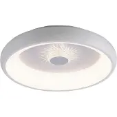 JUST LIGHT Plafonnier à DEL - blanc - Ø 45 cm - plastique - métal - à intensité variable