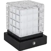 Globo Lampe de table LED v LUNKI 2,5 W 206 lm 2700-6500 K noir/verre