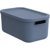 Rotho Box Albula Light Horizon Boîte de rangement Bleu Blue ca. 23,5x39,5x17,7 cm
