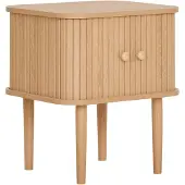 House Nordic Nikko table d'angle 2 portes pin naturel.