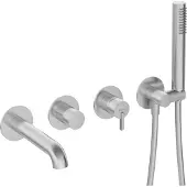 Deante 4-hole Concealed Bathtub Mixer Bqs_f18p Argenté