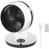 Goobay ventilateur de sol 9 pouces 3D avec télécommande et minuterie
