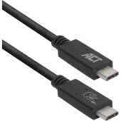 ACT Câble USB-C - USB-C, 1 m, USB4, 20 Gbps, 240 W, USB-IF
