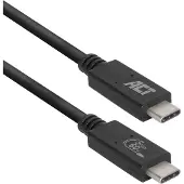 ACT Câble de connexion USB 3.2 Gen1 C mâle - C mâle 1 mètre AC7401