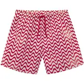 s.Oliver Shorts de bain rouge / blanc