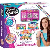 Shimmer 'N Sparkle Abc Beads Bracelets Beads For Bracelets Rose